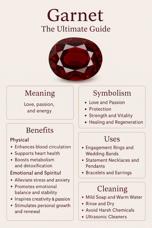 Garnet Meaning, Symbolism, Benefits, Uses, and Cleaning – The Ultimate Guide