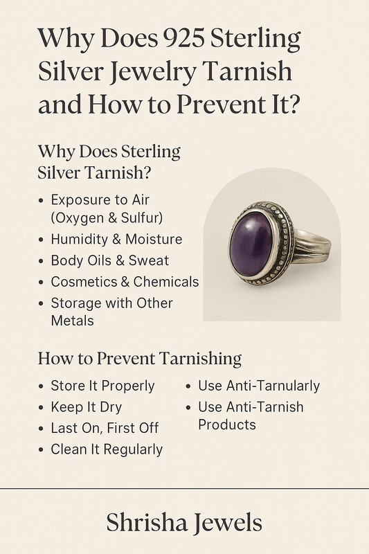 Why Does 925 Sterling Silver Jewelry Tarnish and How to Prevent It?