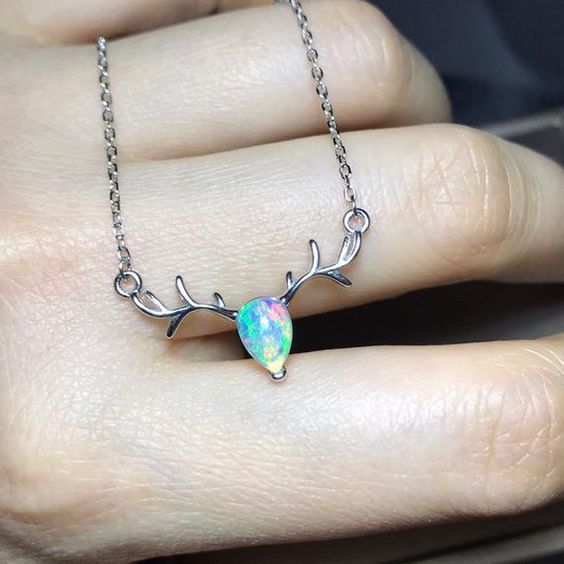 Ethiopian Welo Opal 925 Sterling Silver Pendant - Shrisha Jewels - SJPD-10045