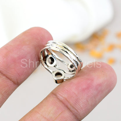 Labradorite Gemstone 925 Sterling Silver Handmade Boho Jewelry Ring For Women