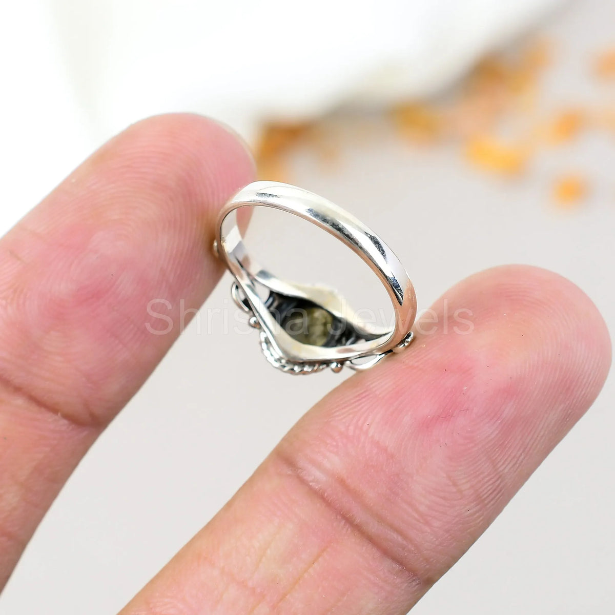 Labradorite Gemstone 925 Sterling Silver Handmade Boho Jewelry Ring For Women