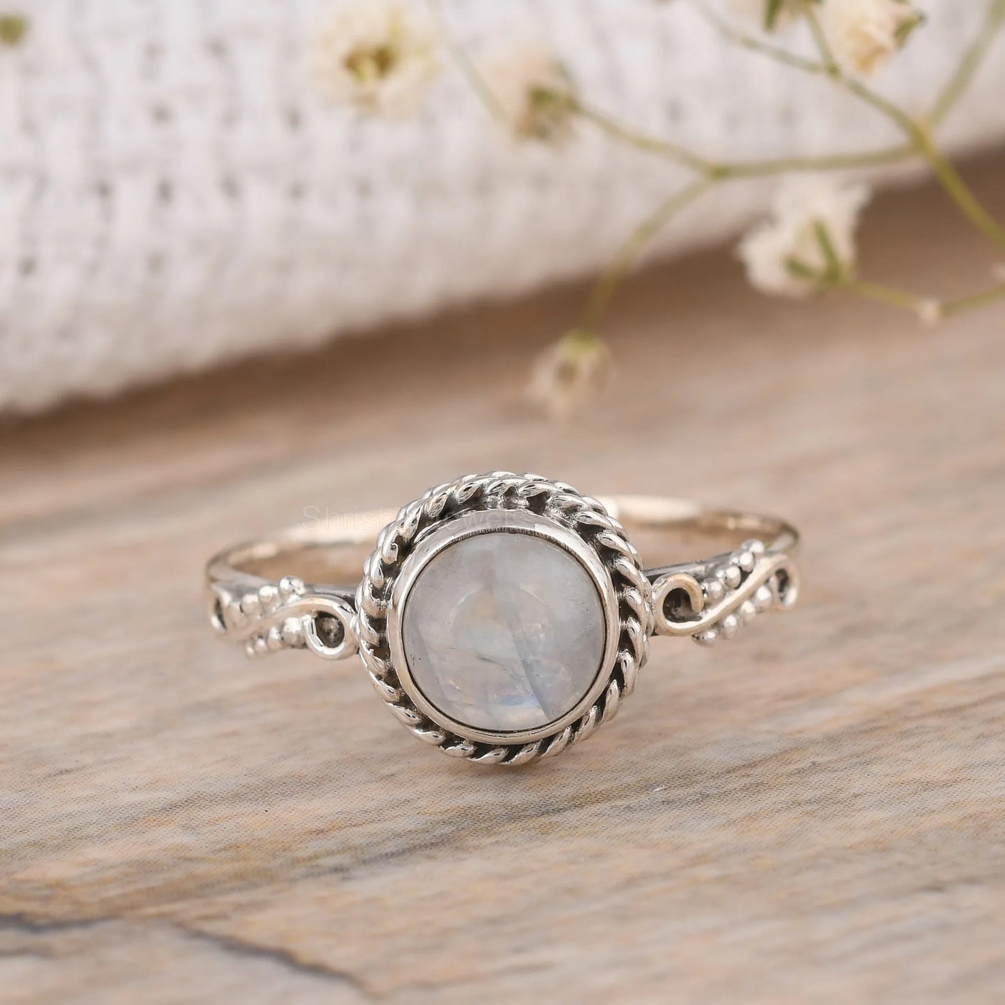 Handmade Black Onyx Ring – 925 Sterling Silver Protection Jewelry