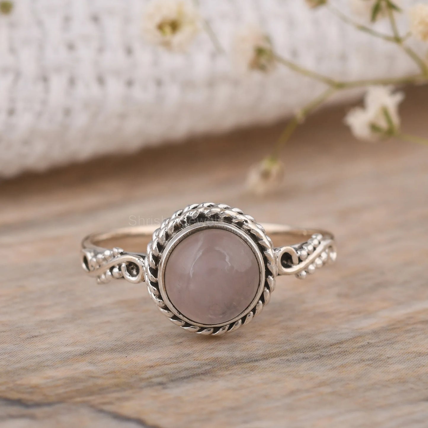 Handmade Black Onyx Ring – 925 Sterling Silver Protection Jewelry