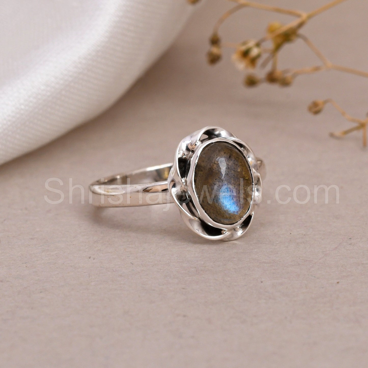 Moonstone 925 Sterling Silver Ring - Shrisha Jewels - SJRG-10058