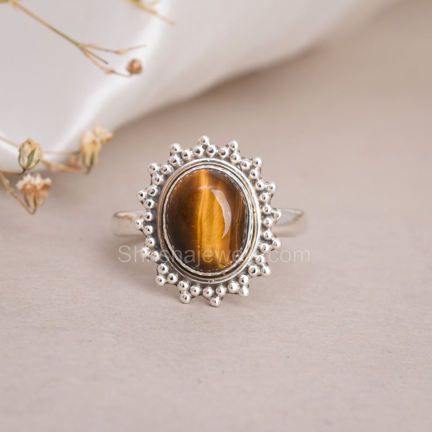 Labradorite 925 Silver Oval Shape Ring - Shrisha Jewels - SJRG-10083