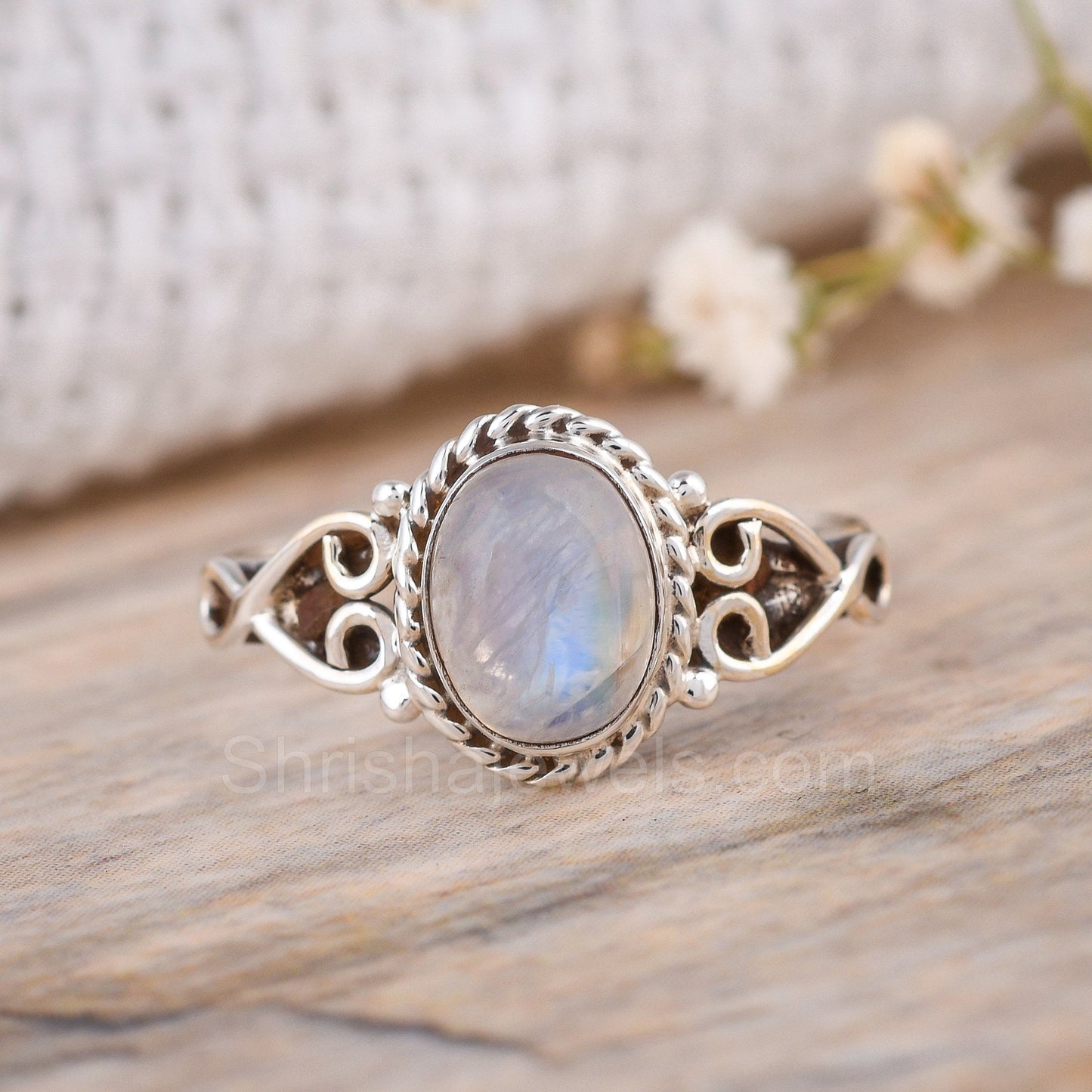 Labradorite 925 Sterling Silver Ring - Shrisha Jewels - SJRG-10057