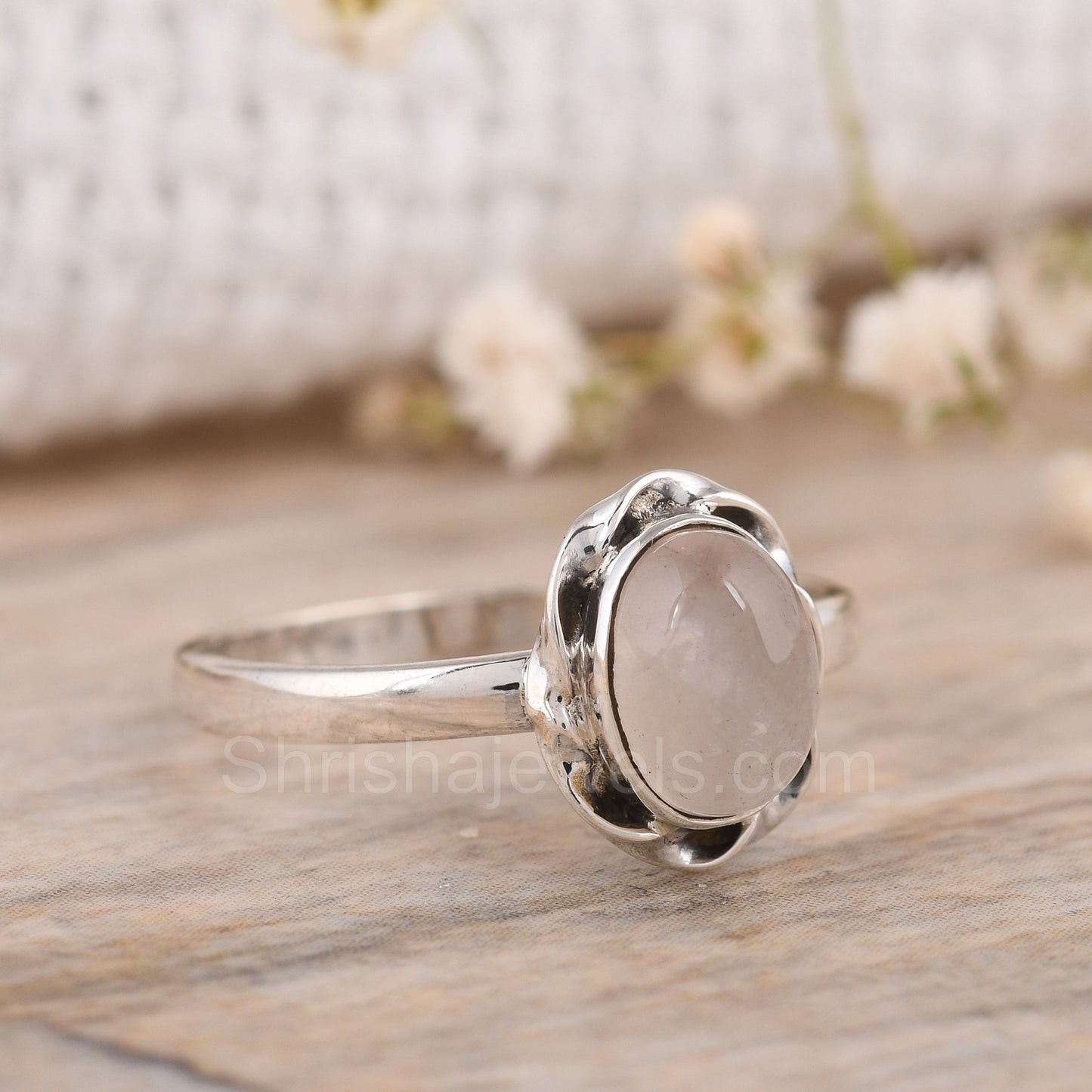 Moonstone 925 Sterling Silver Ring - Shrisha Jewels - SJRG-10058