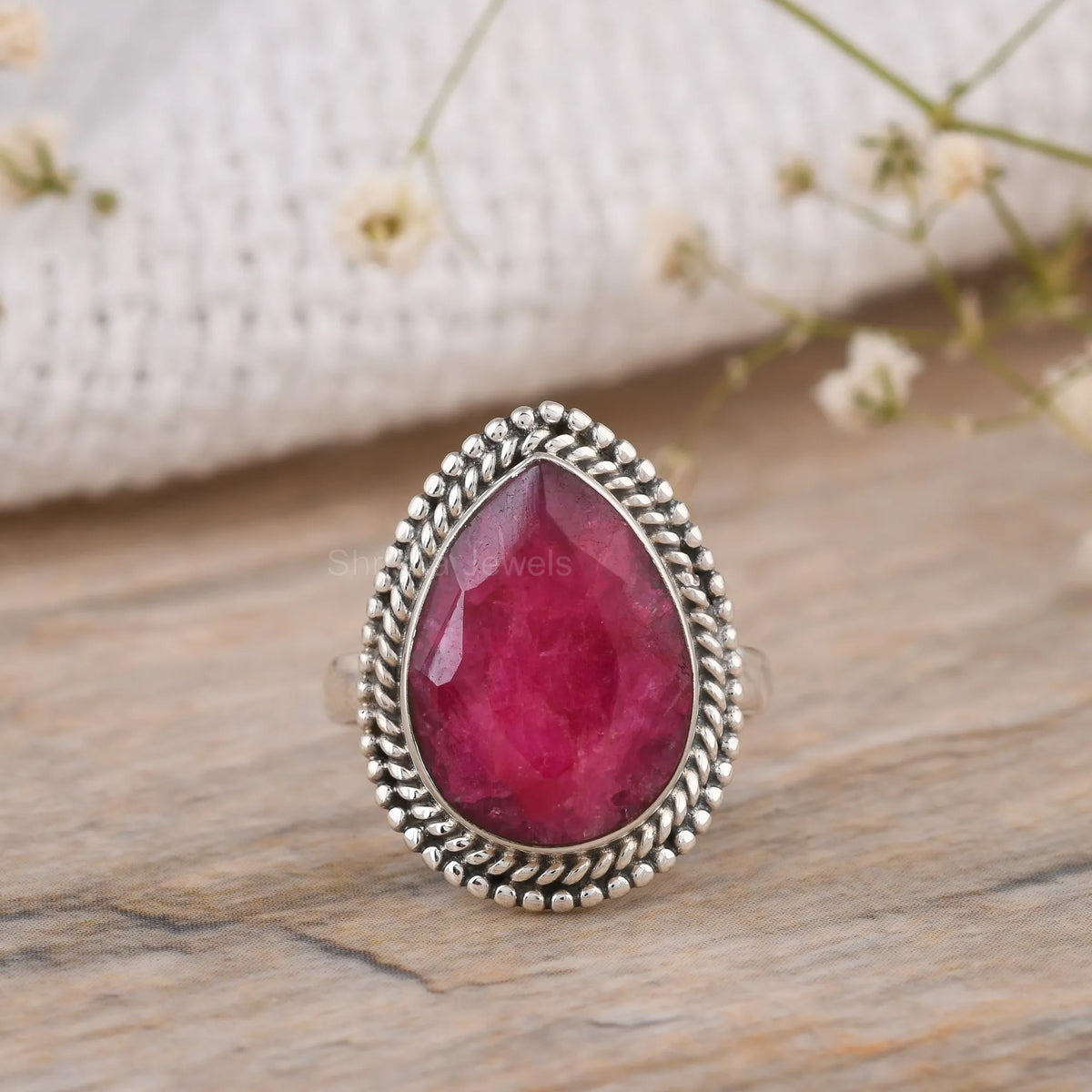 RUBY-GEMSTONE-925-SILVER-HANDMADE-RING
