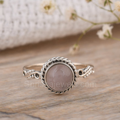 Rainbow Moonstone 925 Sterling Silver Ring - Shrisha Jewels - SJRG-10012