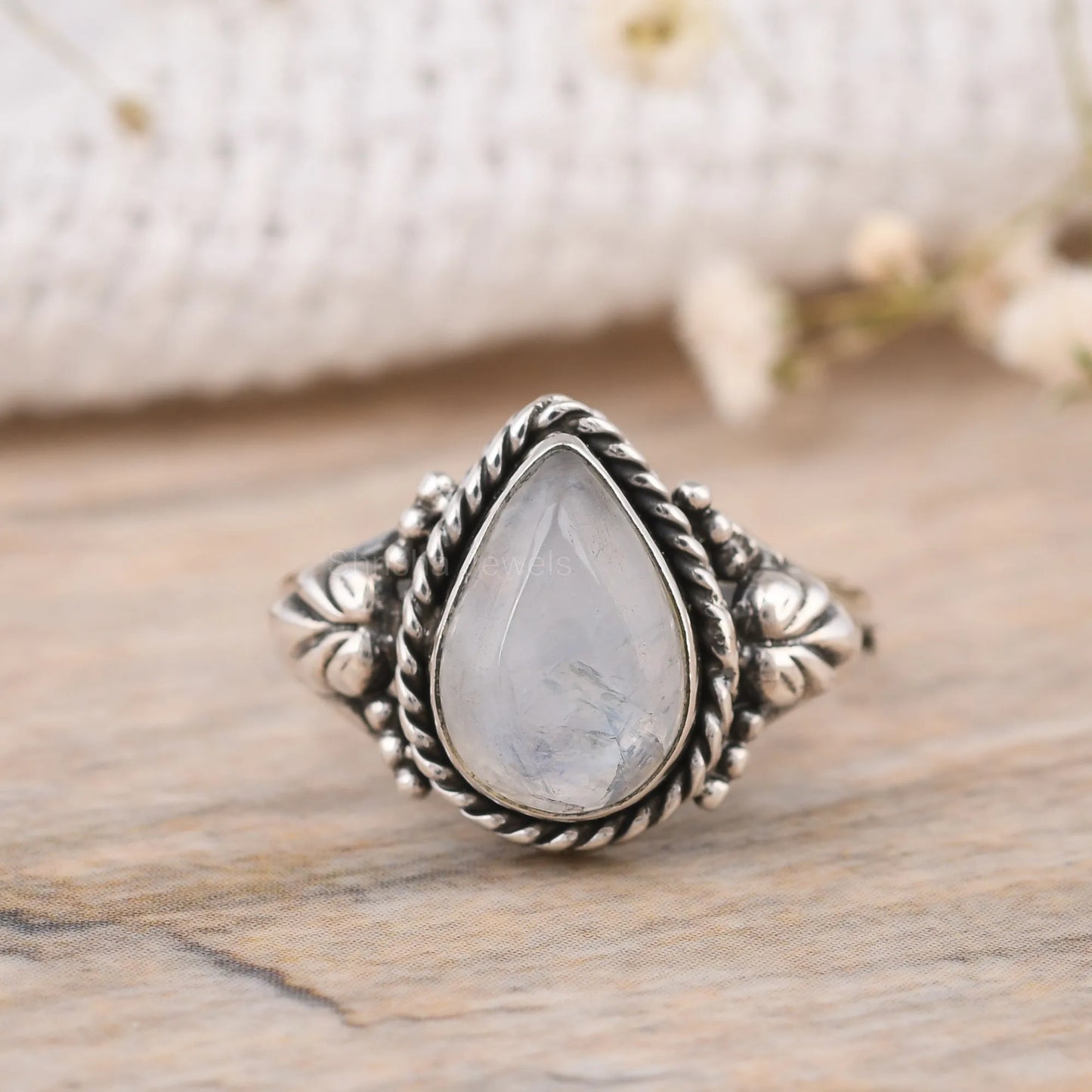 RAINBOW-MOONSTONE-GEMSTONE-925-SILVER-HANDMADE-RING